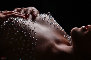 Bodyart - Strass - Rhinestones - Fotoshooting
