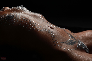 Bodyart - Strass - Rhinestones - Fotoshooting