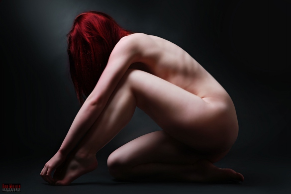 Nude in Red - Aktfotografie