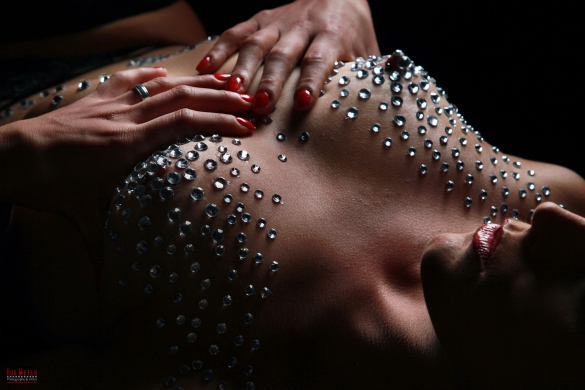 Bodyart - Strass - Rhinestones - Fotoshooting