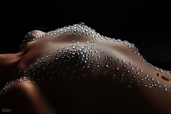 Bodyart - Strass - Rhinestones - Fotoshooting