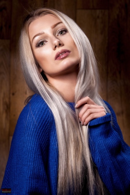 Portrait - Blue Pullover